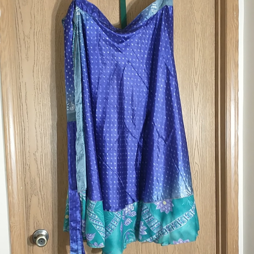 Sari Wrap skirt Reversible